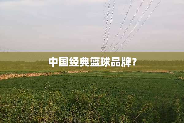中国经典篮球品牌？