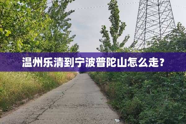 温州乐清到宁波普陀山怎么走？