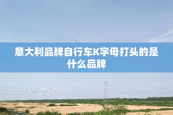 意大利品牌自行车K字母打头的是什么品牌