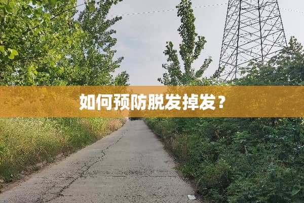 如何预防脱发掉发？