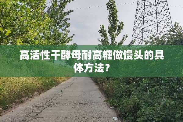 高活性干酵母耐高糖做馒头的具体方法？