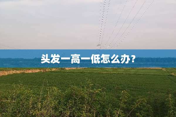 头发一高一低怎么办？