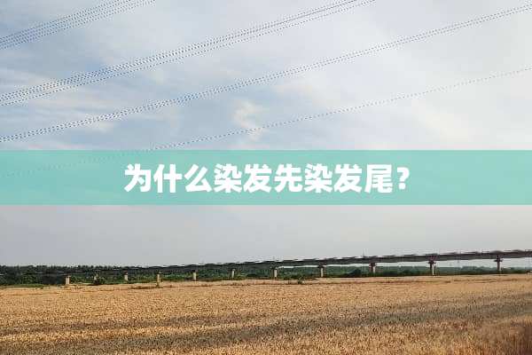 为什么染发先染发尾？