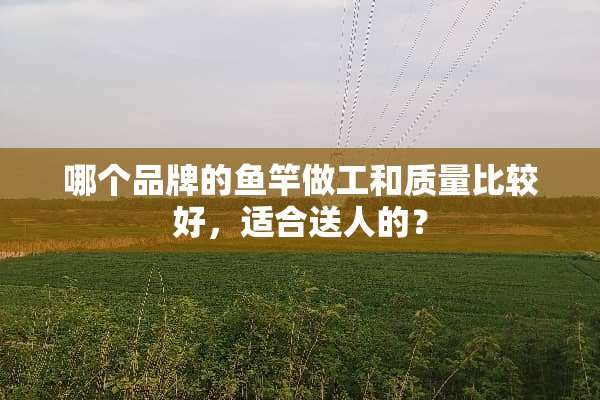 哪个品牌的鱼竿做工和质量比较好，适合送人的？