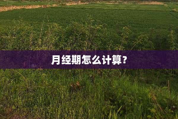 月经期怎么计算？