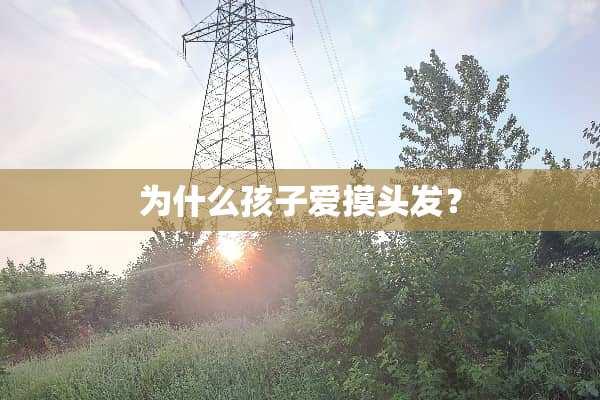 为什么孩子爱摸头发？