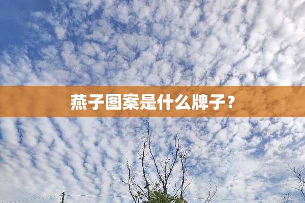 燕子图案是什么牌子？