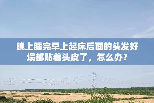 晚上睡完早上起床后面的头发好塌都贴着头皮了，怎么办？