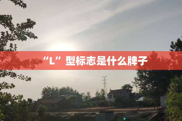 “L”型标志是什么牌子