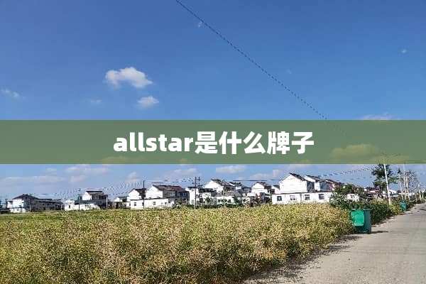 allstar是什么牌子