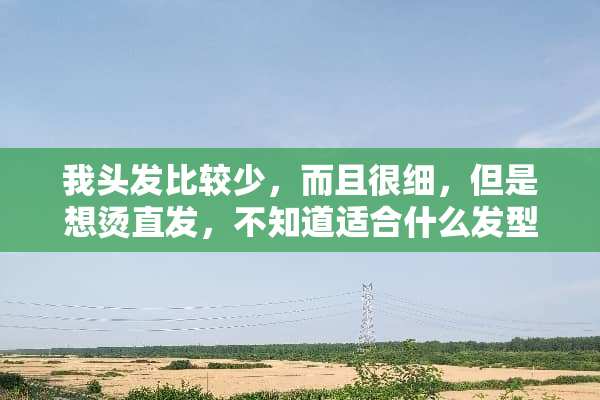 我头发比较少，而且很细，但是想烫直发，不知道适合什么发型？