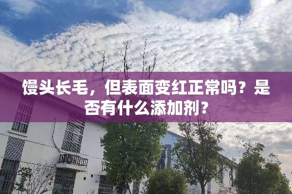 馒头长毛，但表面变红正常吗？是否有什么添加剂？