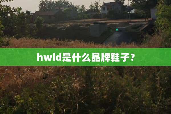 hwid是什么品牌鞋子？