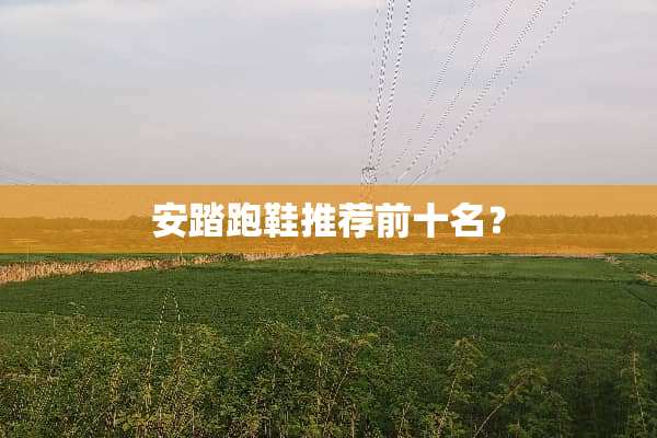 安踏跑鞋推荐前十名？