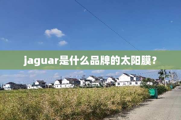 jaguar是什么品牌的太阳膜？