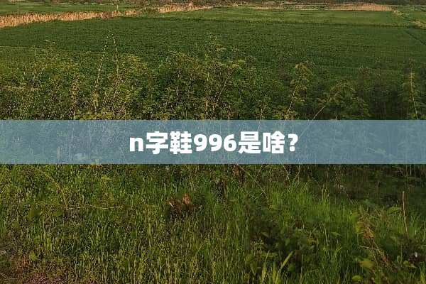n字鞋996是啥？