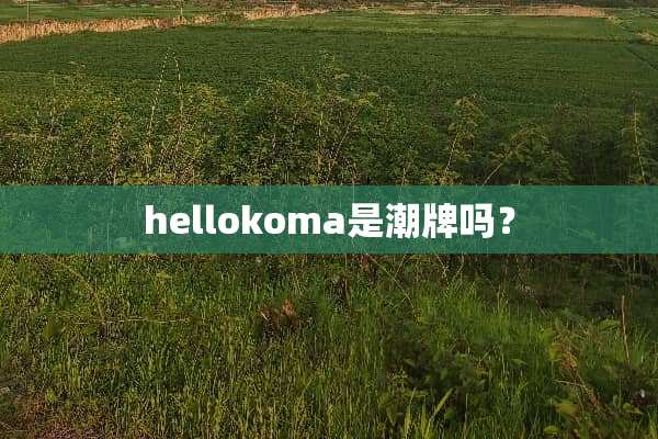 hellokoma是潮牌吗？