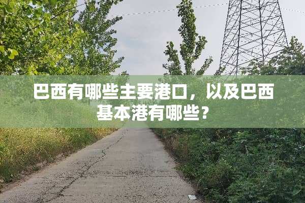 巴西有哪些主要港口，以及巴西基本港有哪些？