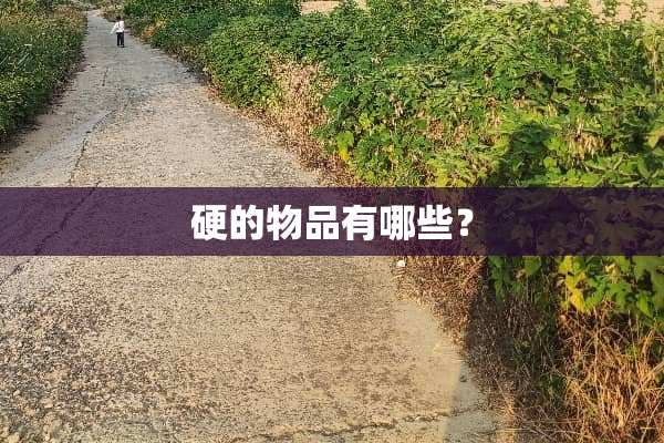 硬的物品有哪些？