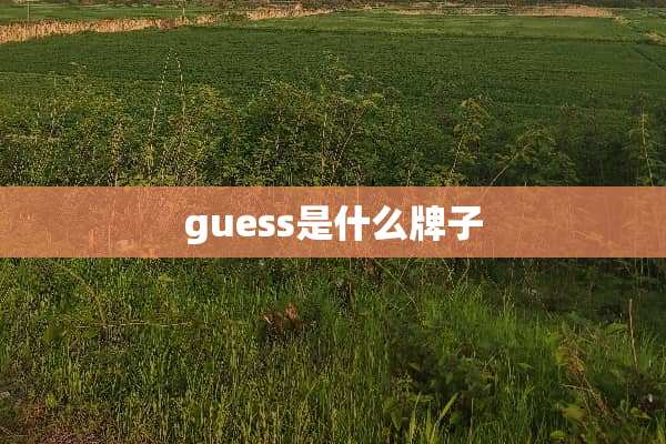 guess是什么牌子