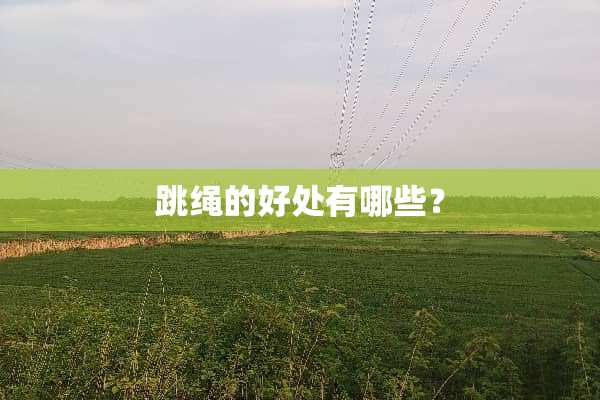 跳绳的好处有哪些？