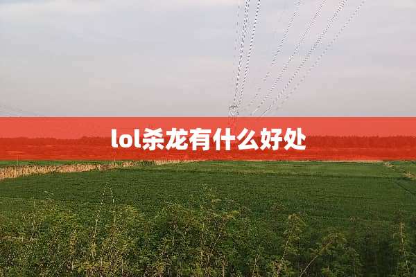 lol杀龙有什么好处