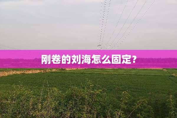 刚卷的刘海怎么固定？