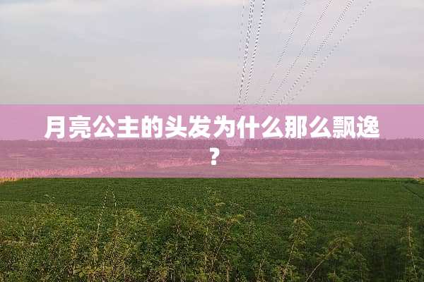 月亮公主的头发为什么那么飘逸？