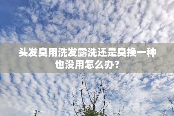 头发臭用洗发露洗还是臭换一种也没用怎么办？