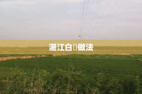湛江白籺做法