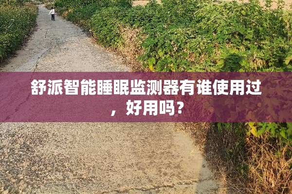 舒派智能睡眠监测器有谁使用过，好用吗？