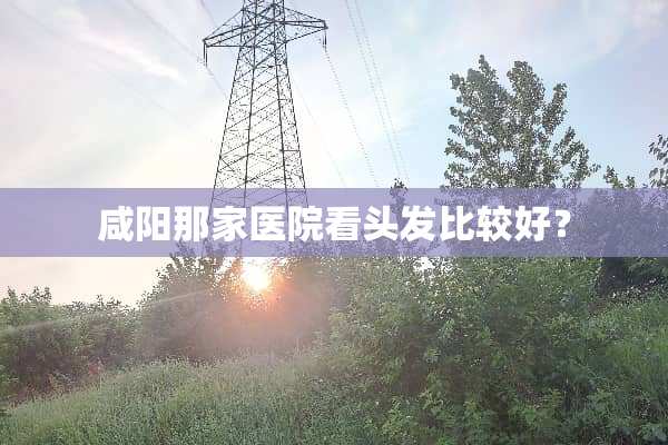 咸阳那家医院看头发比较好？