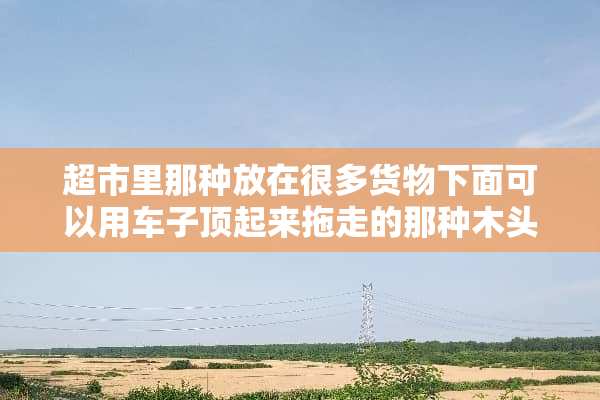 超市里那种放在很多货物下面可以用车子顶起来拖走的那种木头架子叫什么？