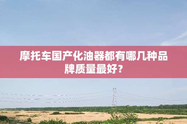 摩托车国产化油器都有哪几种品牌质量最好？