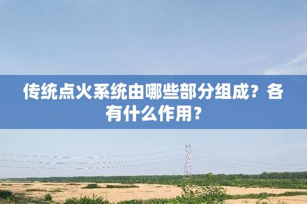 传统点火系统由哪些部分组成？各有什么作用？
