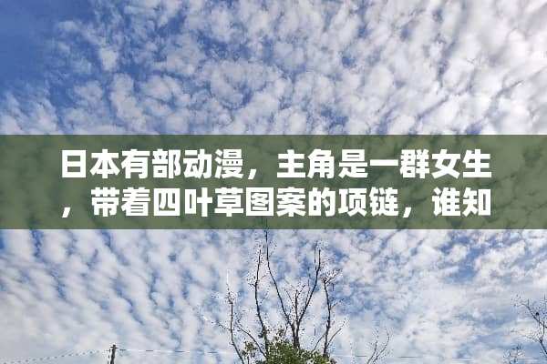 日本有部动漫，主角是一群女生，带着四叶草图案的项链，谁知道这部动漫叫什么名字