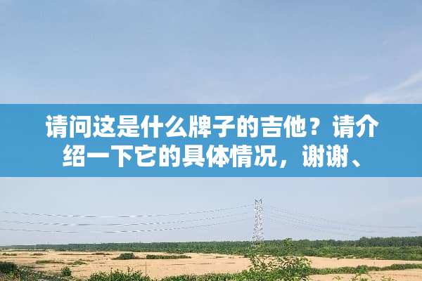 请问这是什么牌子的吉他？请介绍一下它的具体情况，谢谢、