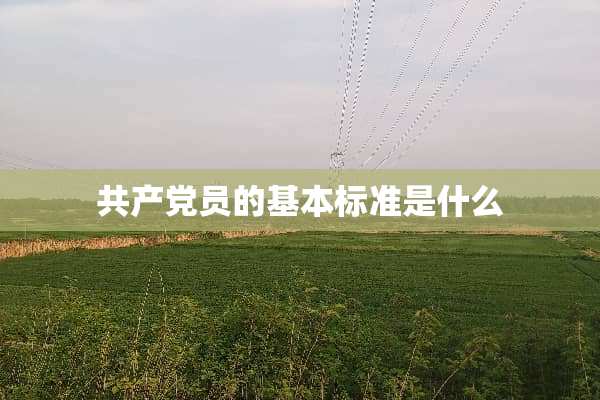 ***员的基本标准是什么