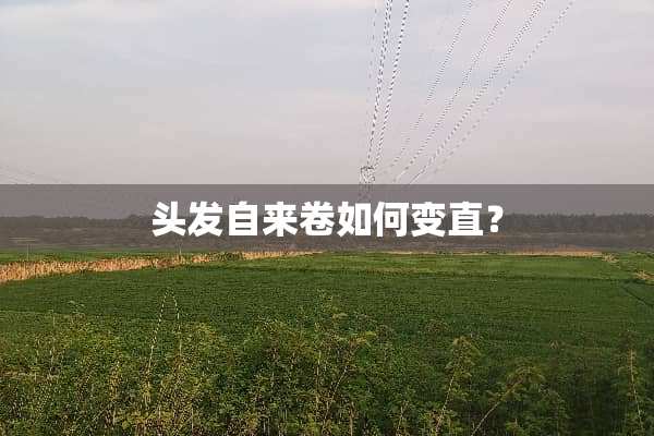 头发自来卷如何变直？