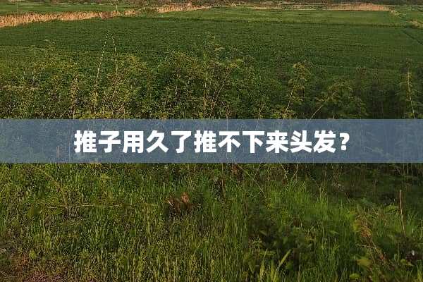 推子用久了推不下来头发？