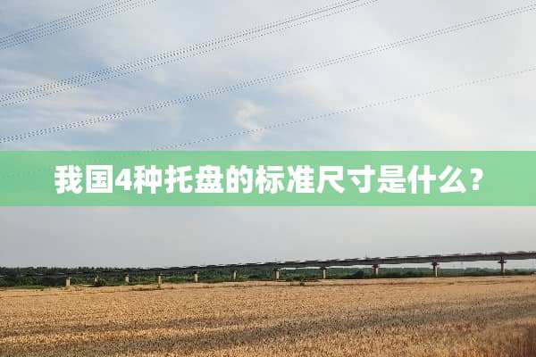 我国4种托盘的标准尺寸是什么？