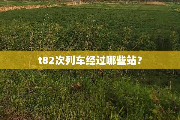 t82次列车经过哪些站？