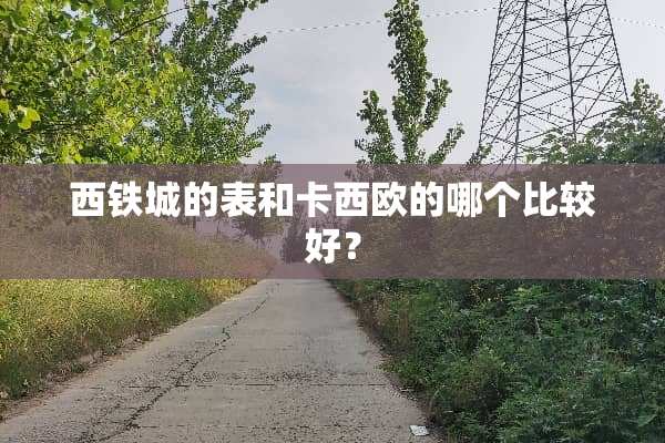 西铁城的表和卡西欧的哪个比较好？