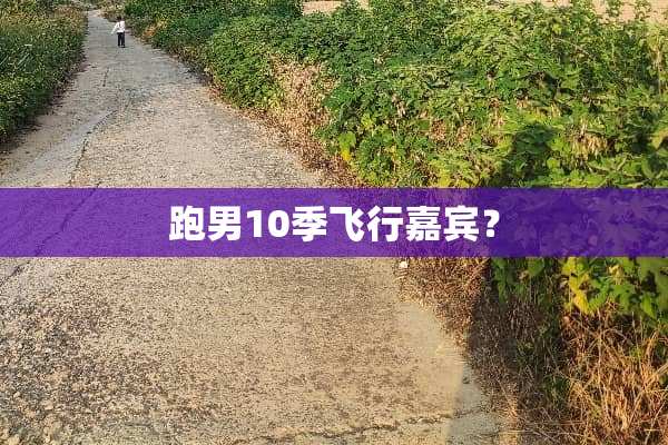 跑男10季飞行嘉宾？