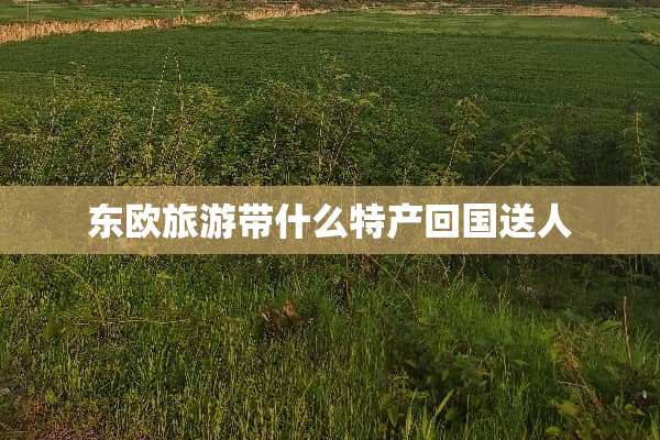 东欧旅游带什么特产回国送人