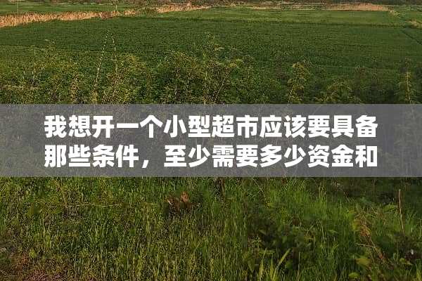 我想开一个小型超市应该要具备那些条件，至少需要多少资金和多大的面积？？