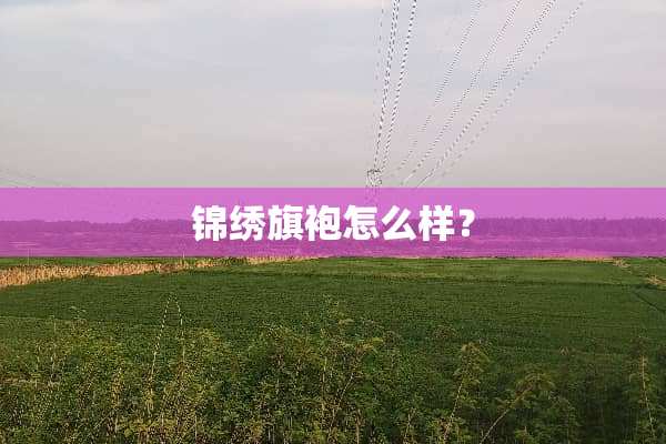 锦绣旗袍怎么样？