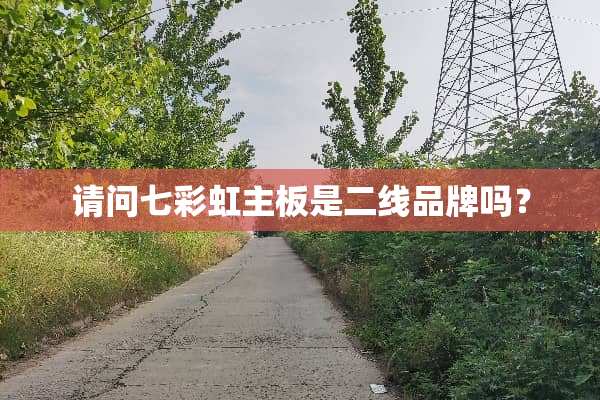 请问七彩虹主板是二线品牌吗？