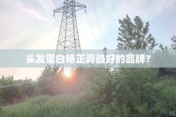 头发蛋白矫正膏最好的品牌？