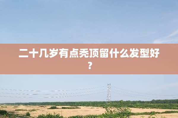 二十几岁有点秃顶留什么发型好？